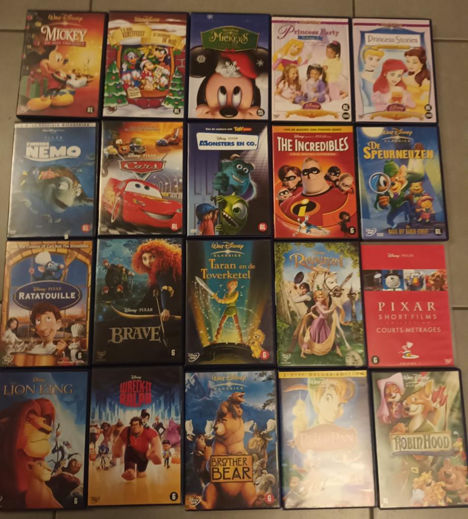 40 Disney films op dvd, Cd's en Dvd's, VHS | Kinderen en Jeugd, Ophalen of Verzenden