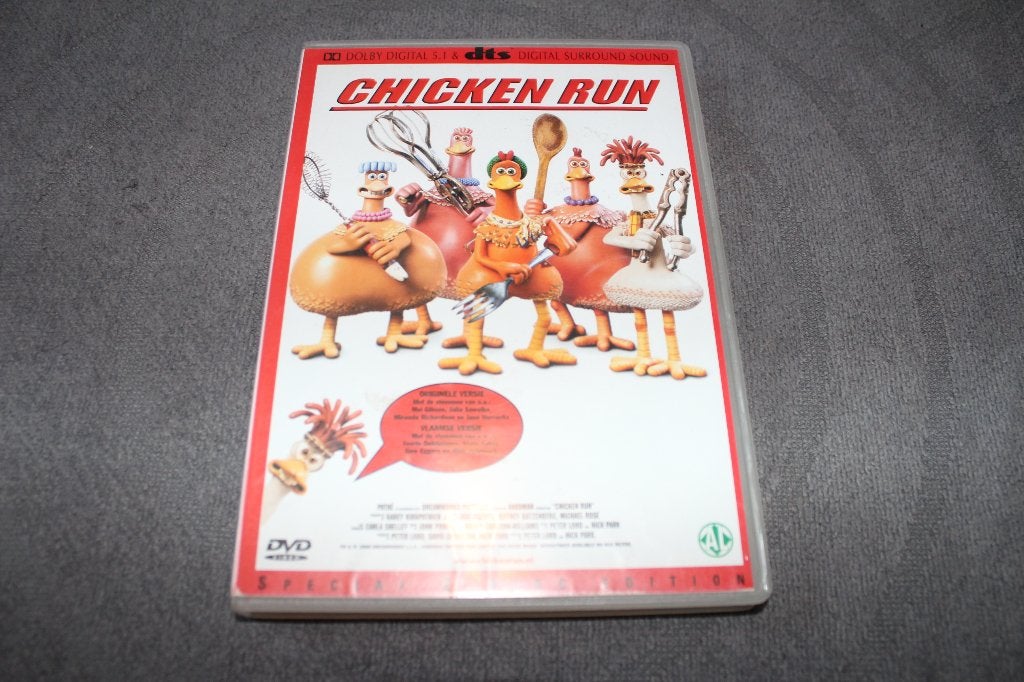 DVD Chicken Run (vlaams gesproken), Gebruikt, Nederlands, Ophalen of Verzenden, Poppen of Stop-motion