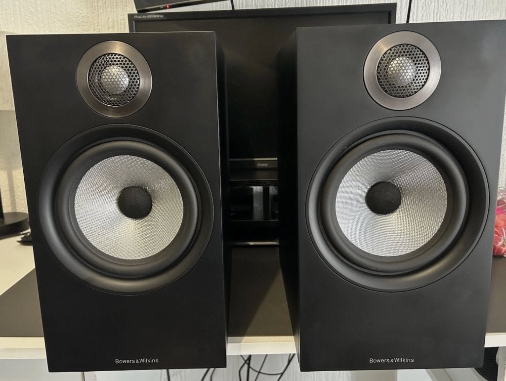 Bowers & Wilkins 606 Black Bookshelf Speakers, Audio, Tv en Foto, Basreflex, 120 tot 150 watt, Ophalen of Verzenden, Zo goed als nieuw