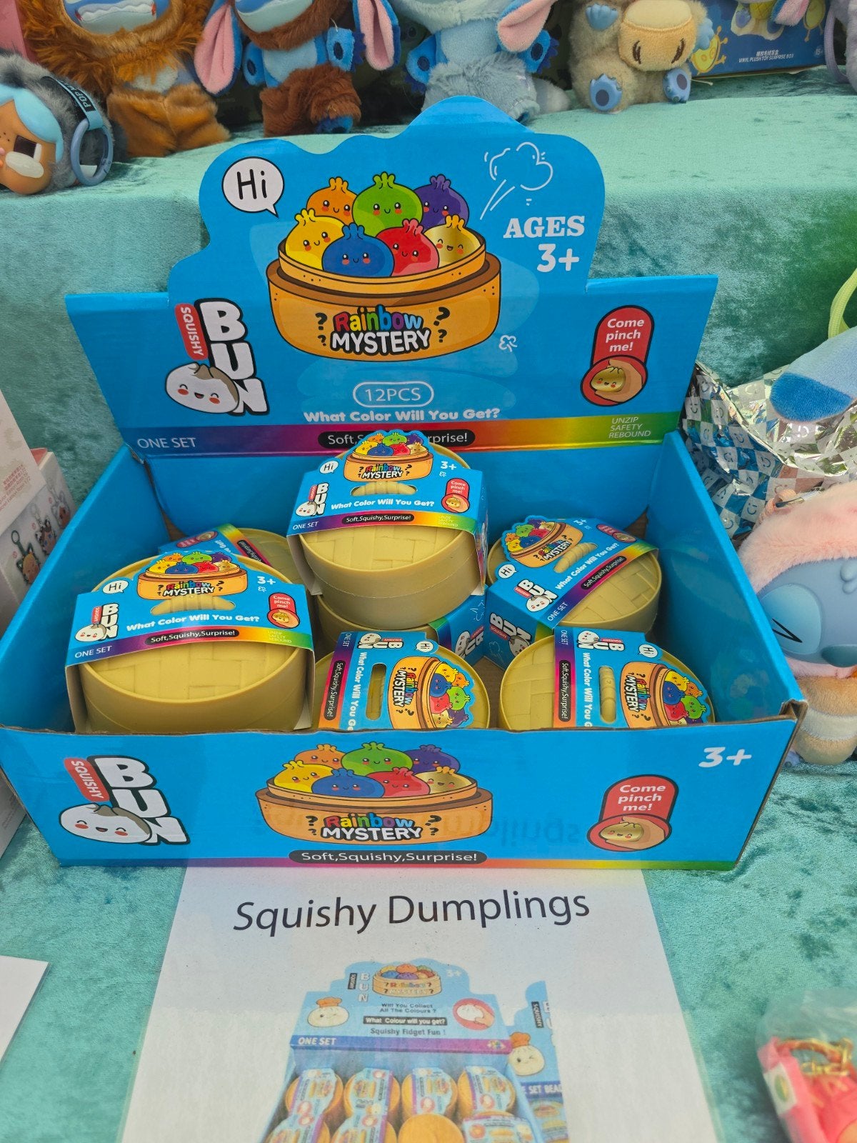 Squishy Dumplings - Midden formaat - Snel ophalen/verzenden, Ophalen of Verzenden, Nieuw, 6 jaar of ouder