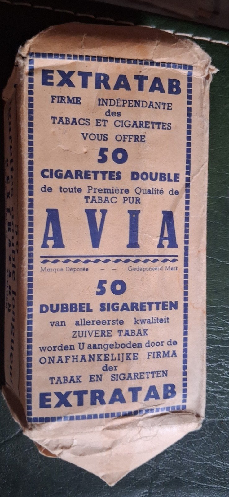 oud pakje sigaretten avelgem, Verzamelen, Ophalen of Verzenden, Gebruikt, Overige typen