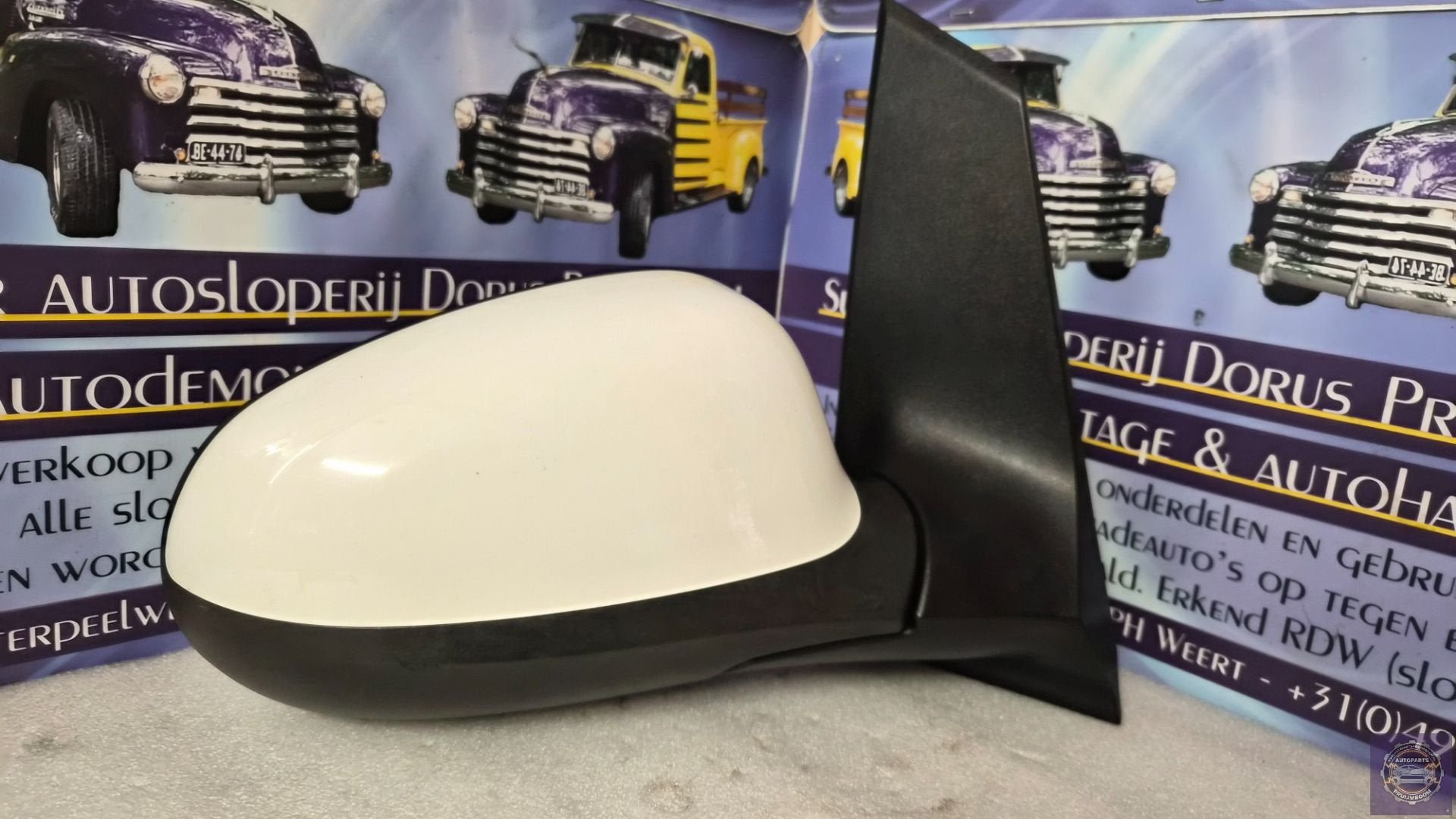 Ford Ka II bj 2010 Buiten spiegel recht kleur wit, Gebruikt, Info@ford.com, Ford, Ford Motor Company