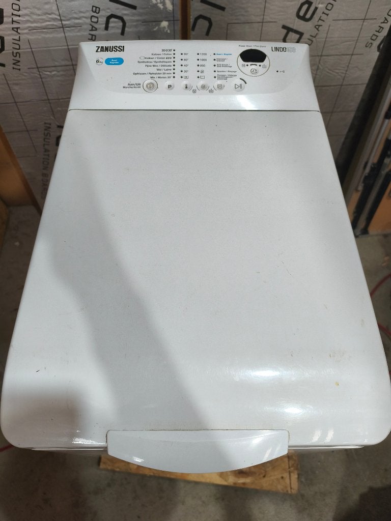 Bovenlader Zanussi wasmachine, Ophalen, 6 tot 8 kg, Bovenlader, Minder dan 1200 toeren