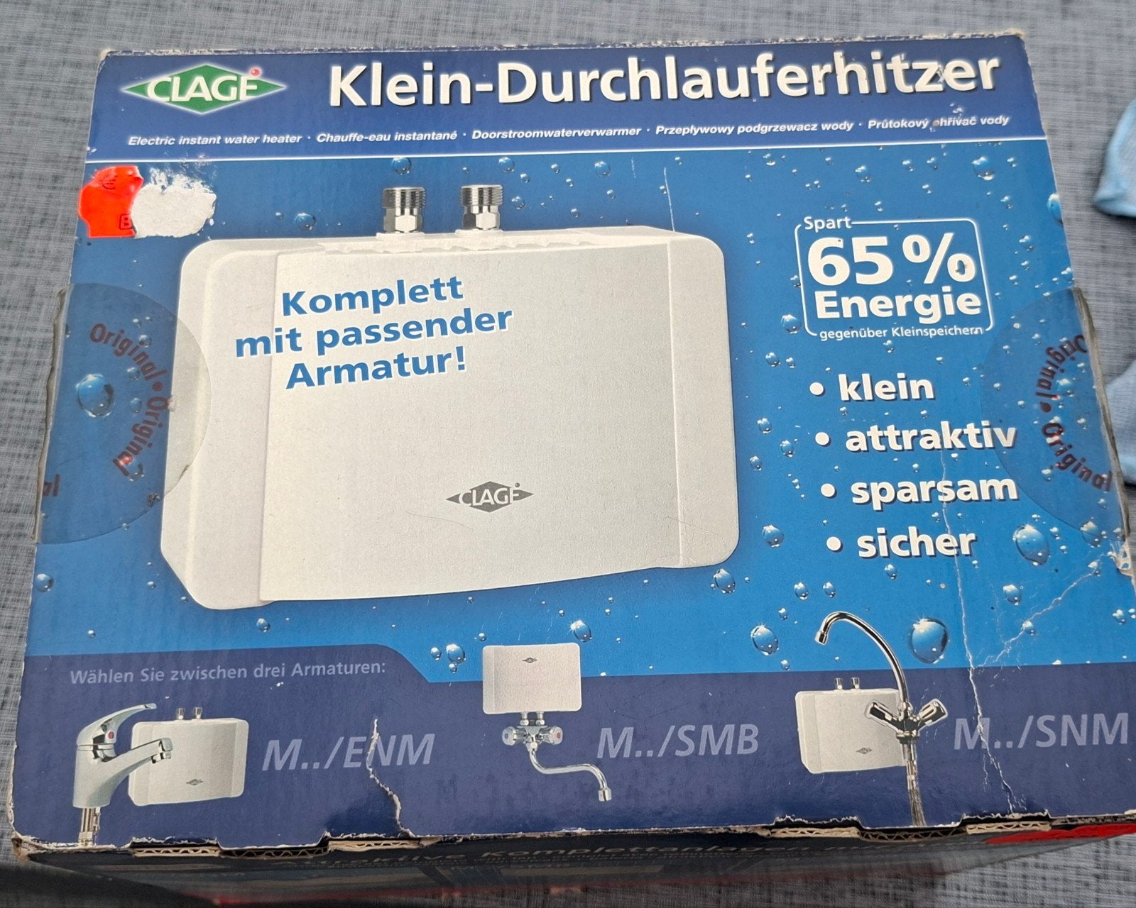 Doorstroomverwarmer, Doe-het-zelf en Bouw, Chauffageketels en Boilers, Nieuw, Minder dan 20 liter, 3 t/m 5 jaar oud, Boiler