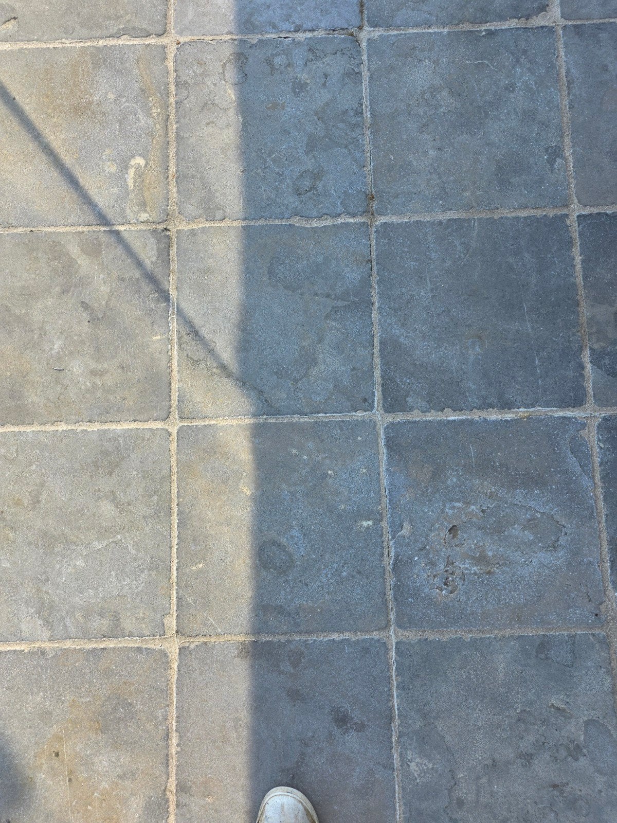 vietnamese blauwe steen 30x30 ongeveer 9m2, Doe-het-zelf en Bouw, Tegels, Ophalen, Gebruikt, 5 tot 10 m², 20 tot 40 cm
