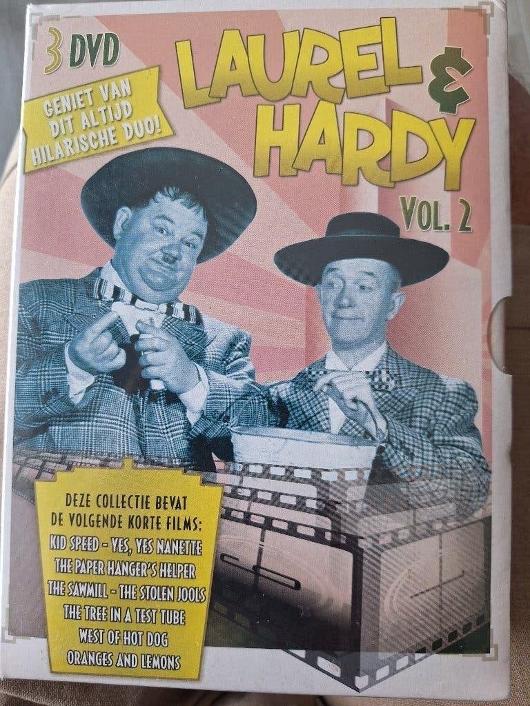 Laurel & Hardy, 3 dvd´s, ndl ondertiteld, Enlèvement ou Envoi, Neuf