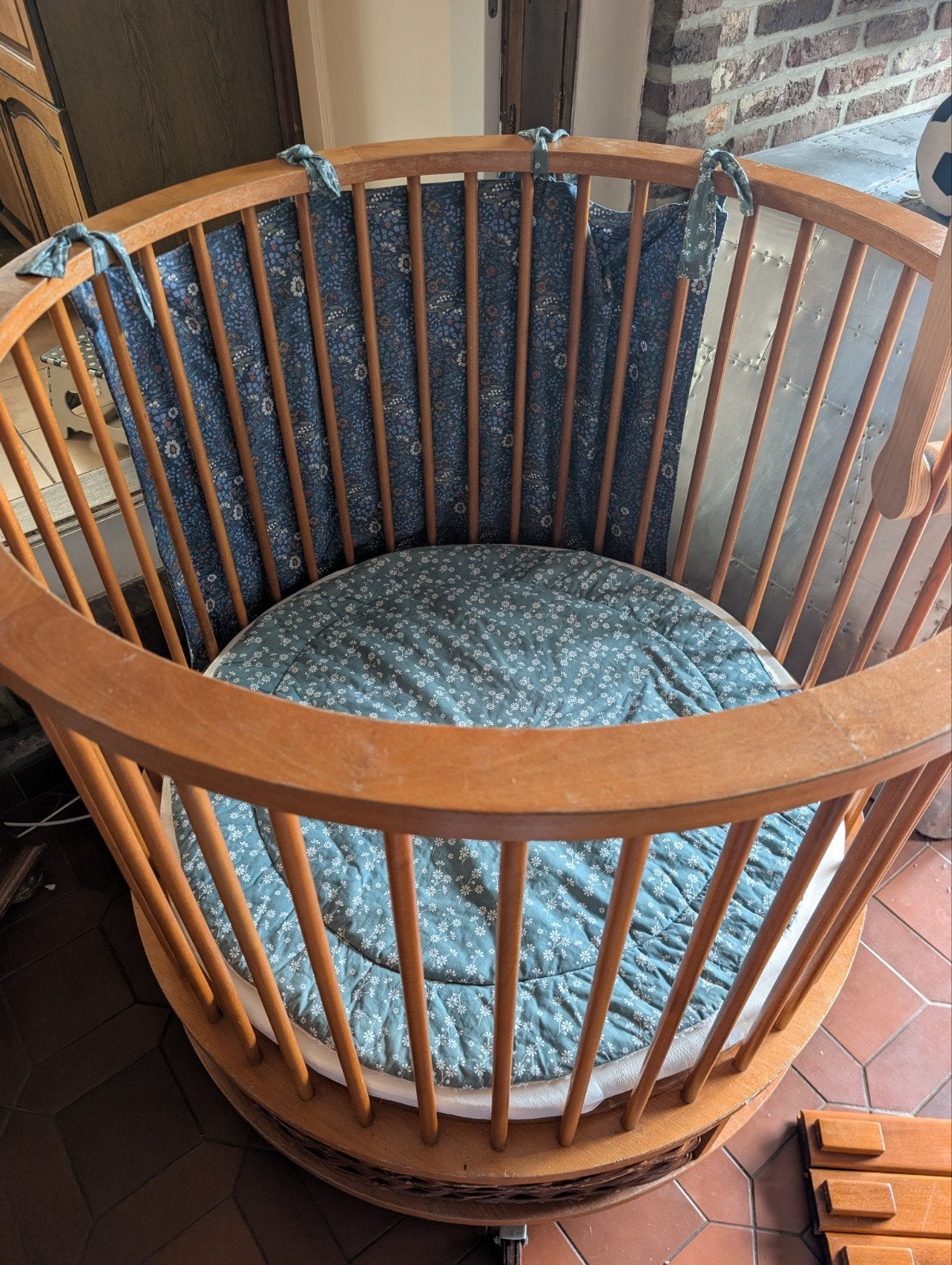 Ronde Bopita box/park, Kinderen en Baby's, Babyparken, Ophalen, Gebruikt, Rond, In hoogte verstelbaar