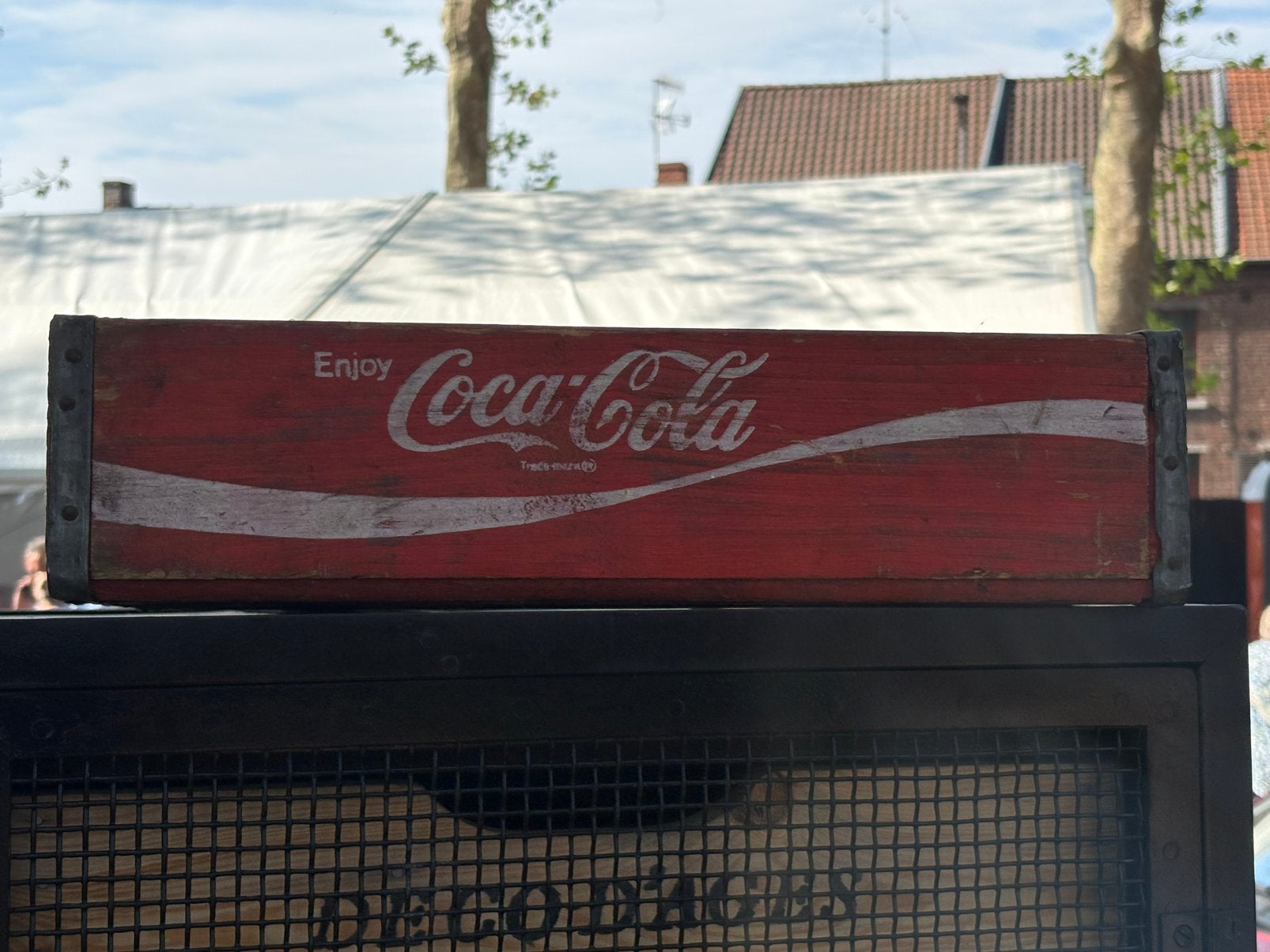 Caisse en bous coca cola, Enlèvement ou Envoi