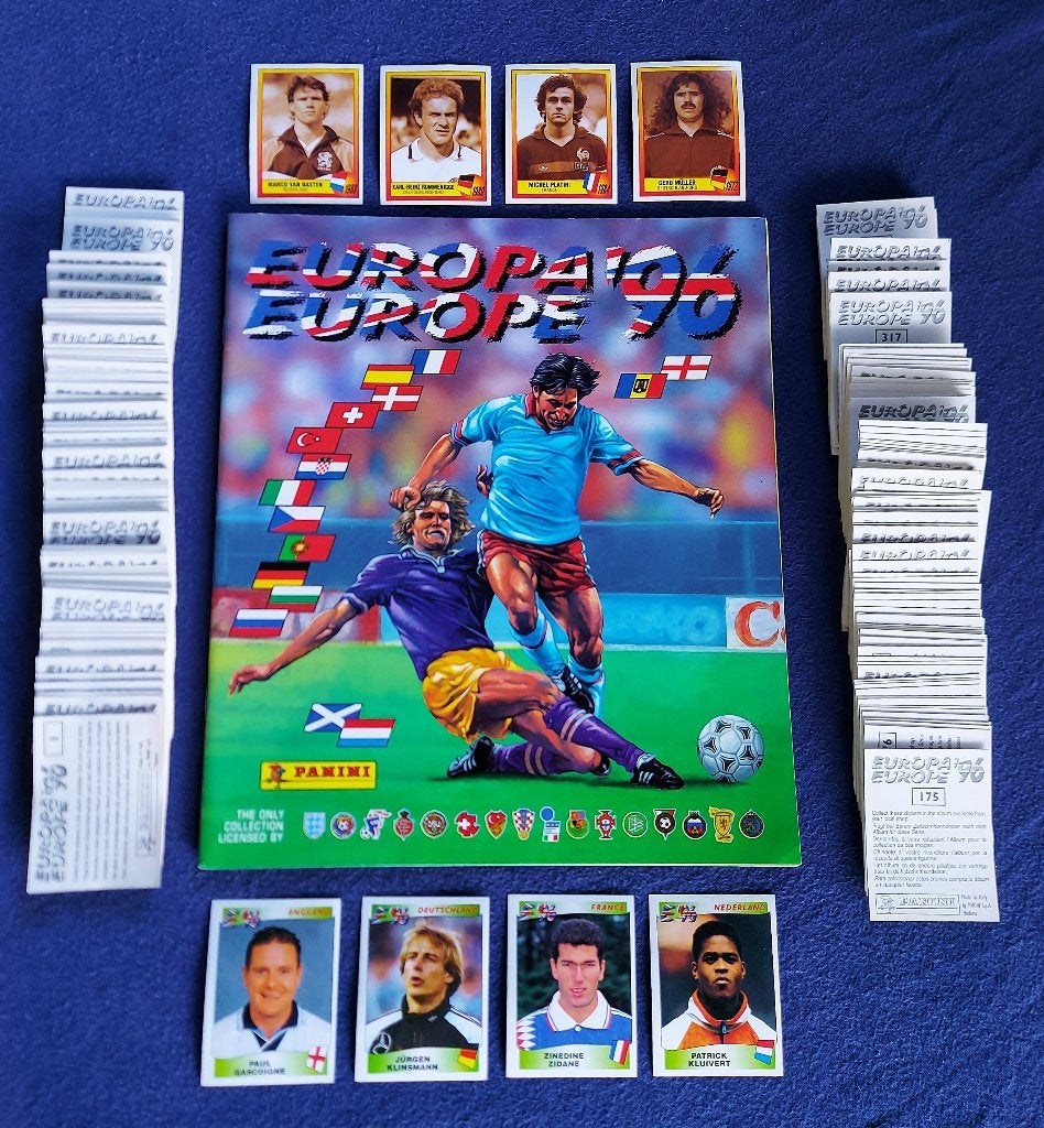 Panini album ' Euro 1996 leeg album + alle losse stickers ', Ophalen of Verzenden, Nieuw, Meerdere stickers