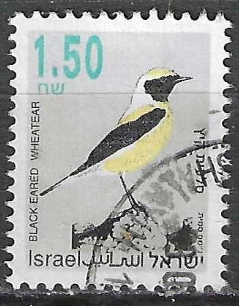 Israel 1993 - Yvert 1203 - De Oostelijke Blonde Tapuit (ST), Verzenden, Gestempeld