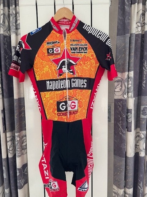 tijdritpak napoleon games maat S, Ophalen of Verzenden, Zo goed als nieuw, Kleding
