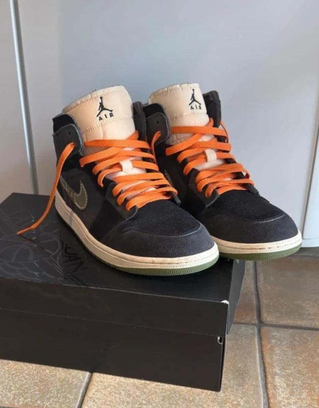 Nike Air Jordan 1 Mid SE Craft orange olive — EU 44, Vêtements | Hommes, Chaussures, Enlèvement, Baskets