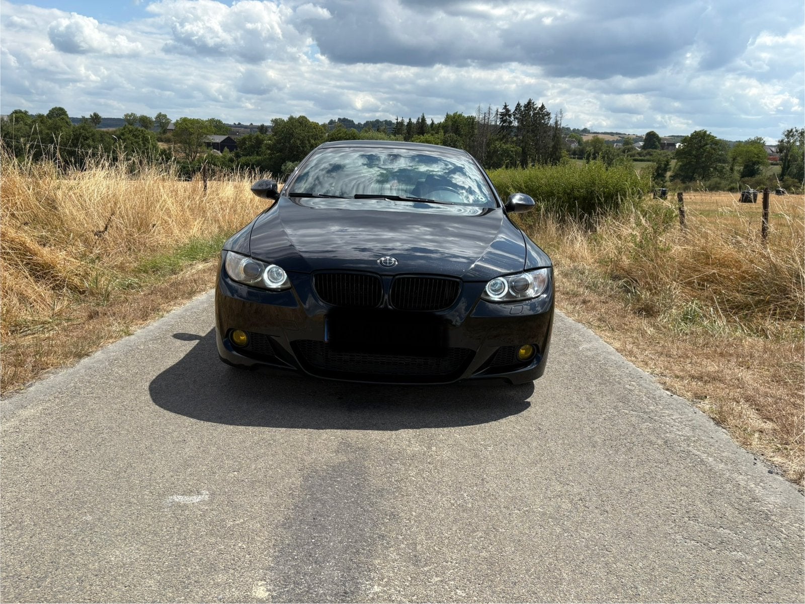 Bmw E92 pack M black, Auto's, BMW, Achterwielaandrijving, Zwart, 4 cilinders, Zwart