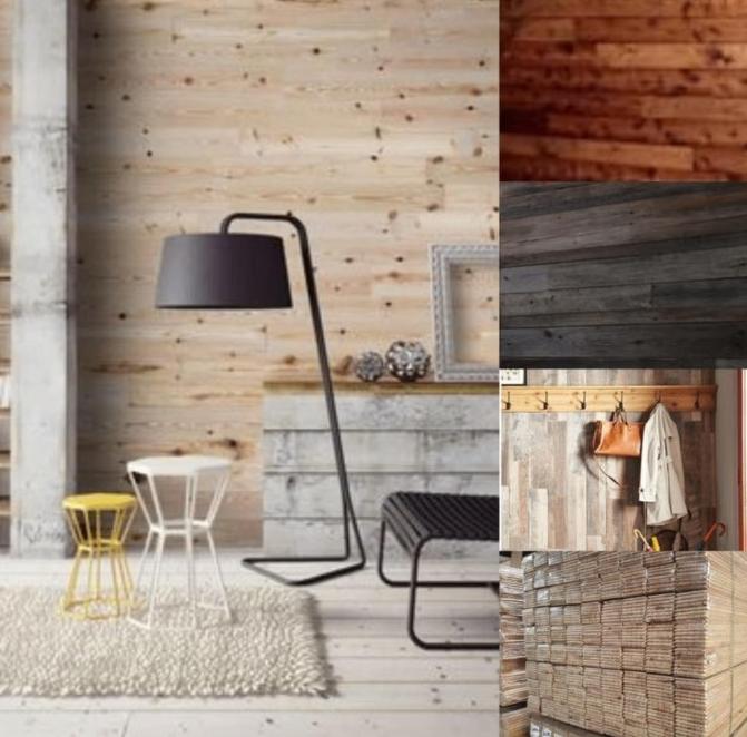 REVÊTEMENTS MURAUX EN BOIS, PANNEAUX EN BOIS DE PIN,  UNIQUE, Enlèvement