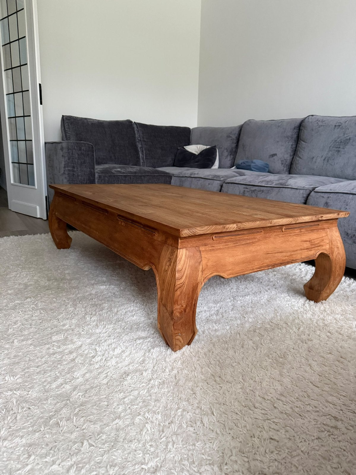 table basse en teck, Maison & Meubles, Enlèvement, Comme neuf, Teck
