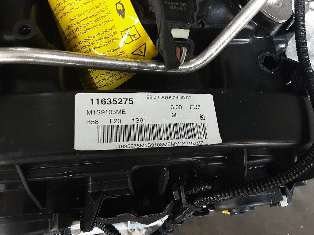 MOTOR BMW 1 serie (F20) (01-2010/06-2019) (B58B30A), Gebruikt, Mevr. I. Hauben, BMW, Rue de l'Espoir 34 34
4030  GRIVEGNÉE, BE