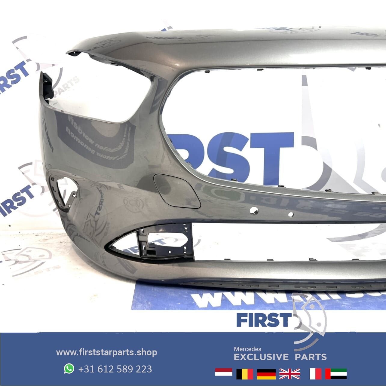 W247 B KLASSE VOORBUMPER GRIJS 2019-2023 W247 BKLASSE BUMPER, Gebruikt, -, Voor, Ophalen of Verzenden