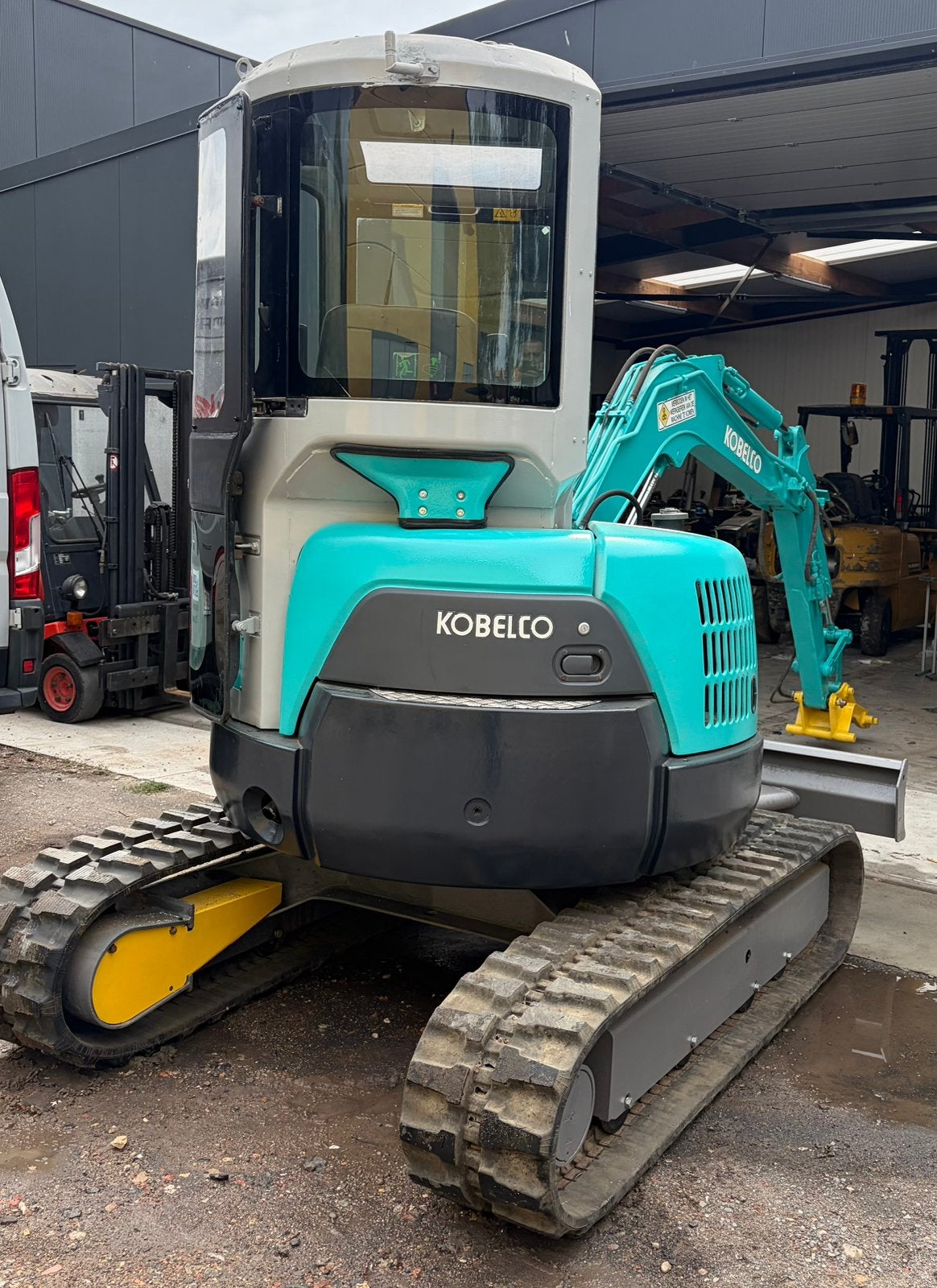 Kobelco sk35sr minigraver, Ophalen, Graafmachine