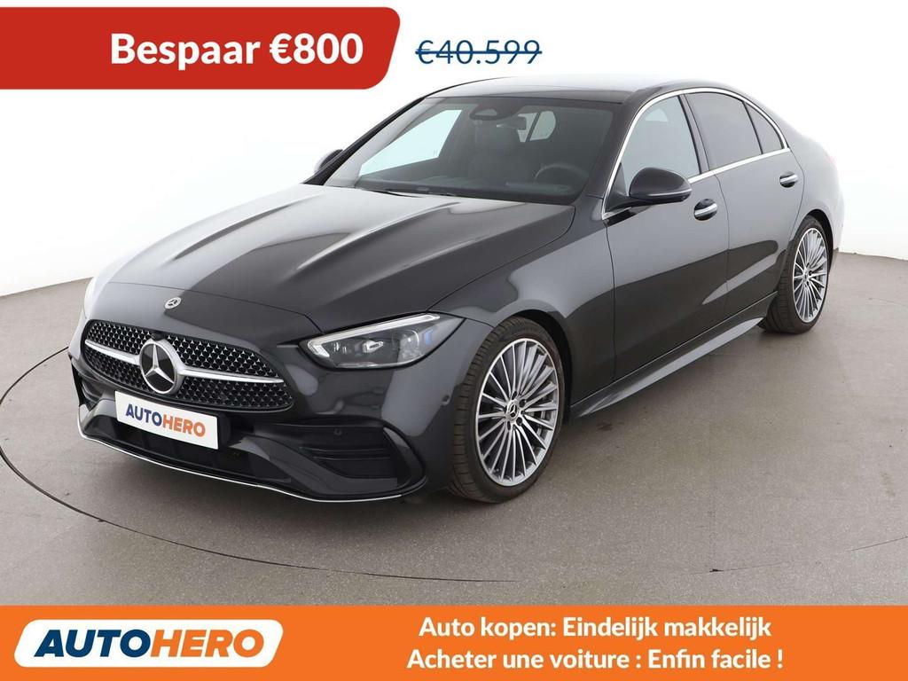 Mercedes-Benz C-Klasse 220 C 200 d Mild-Hybrid AMG Line, Auto's, Automaat, 4 deurs, Achterwielaandrijving, Gebruikt