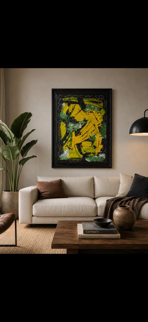Abstract kunstwerk, Ophalen