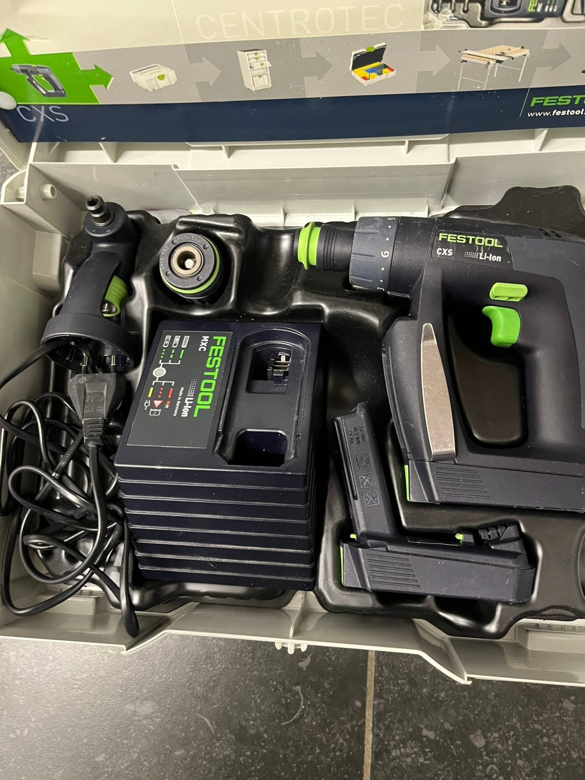 Festool vijzemachintje, Ophalen, Zo goed als nieuw