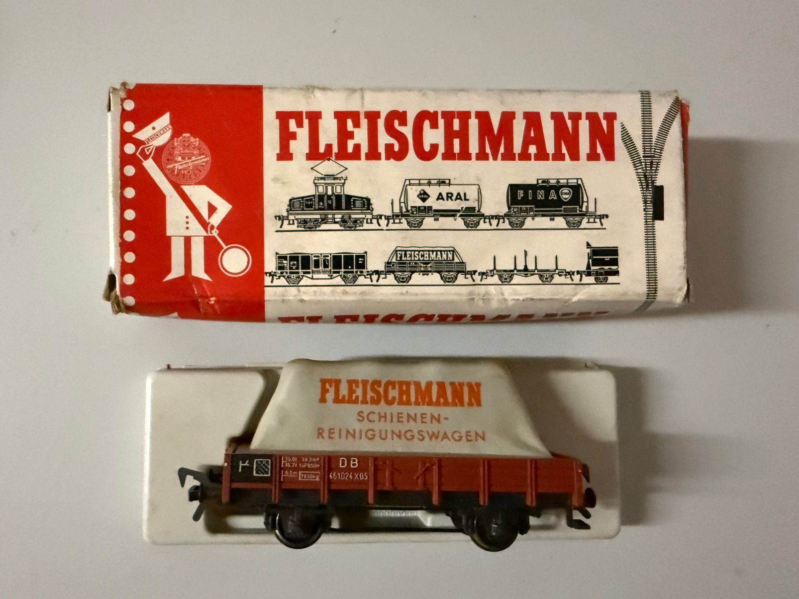 Voiture de nettoyage Fleischmann 5569 H0 avec emballage, Hobby & Loisirs créatifs, Trains miniatures | HO, Enlèvement ou Envoi