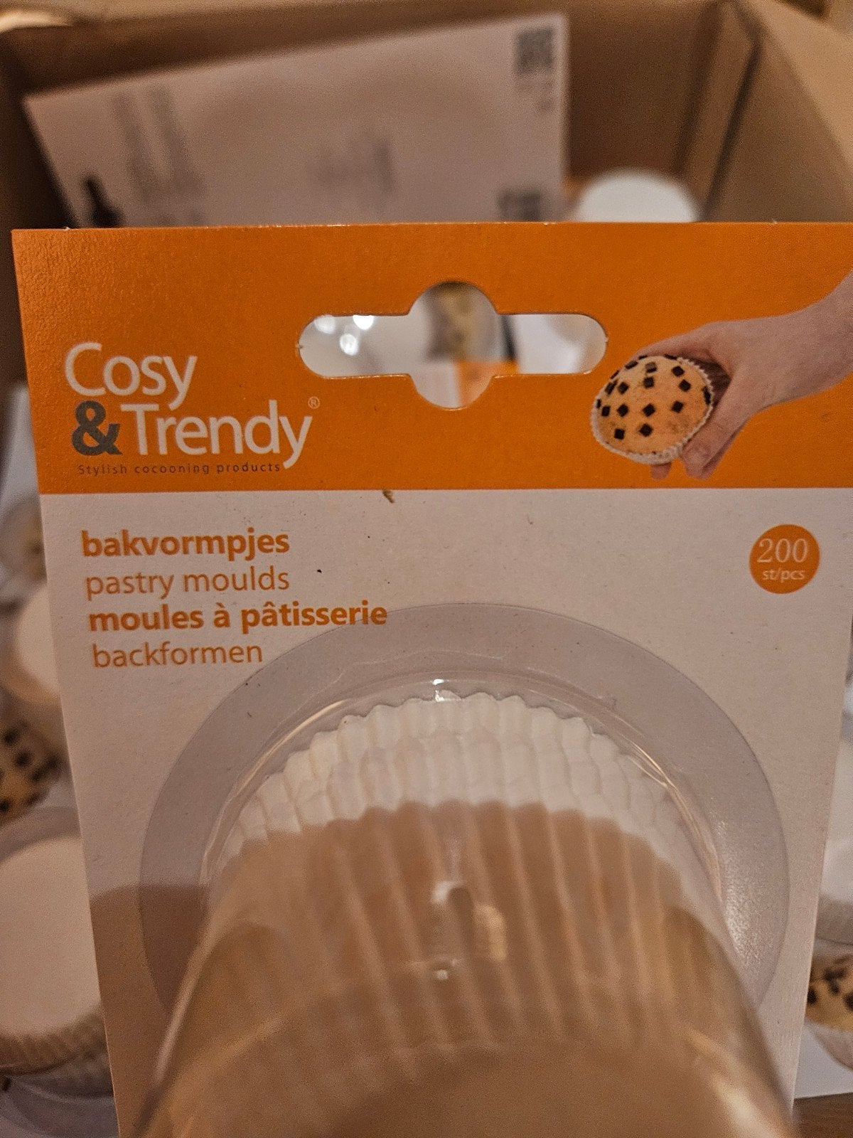 cupcakes vormpjes cosy & trendy 6400stuks, Enlèvement