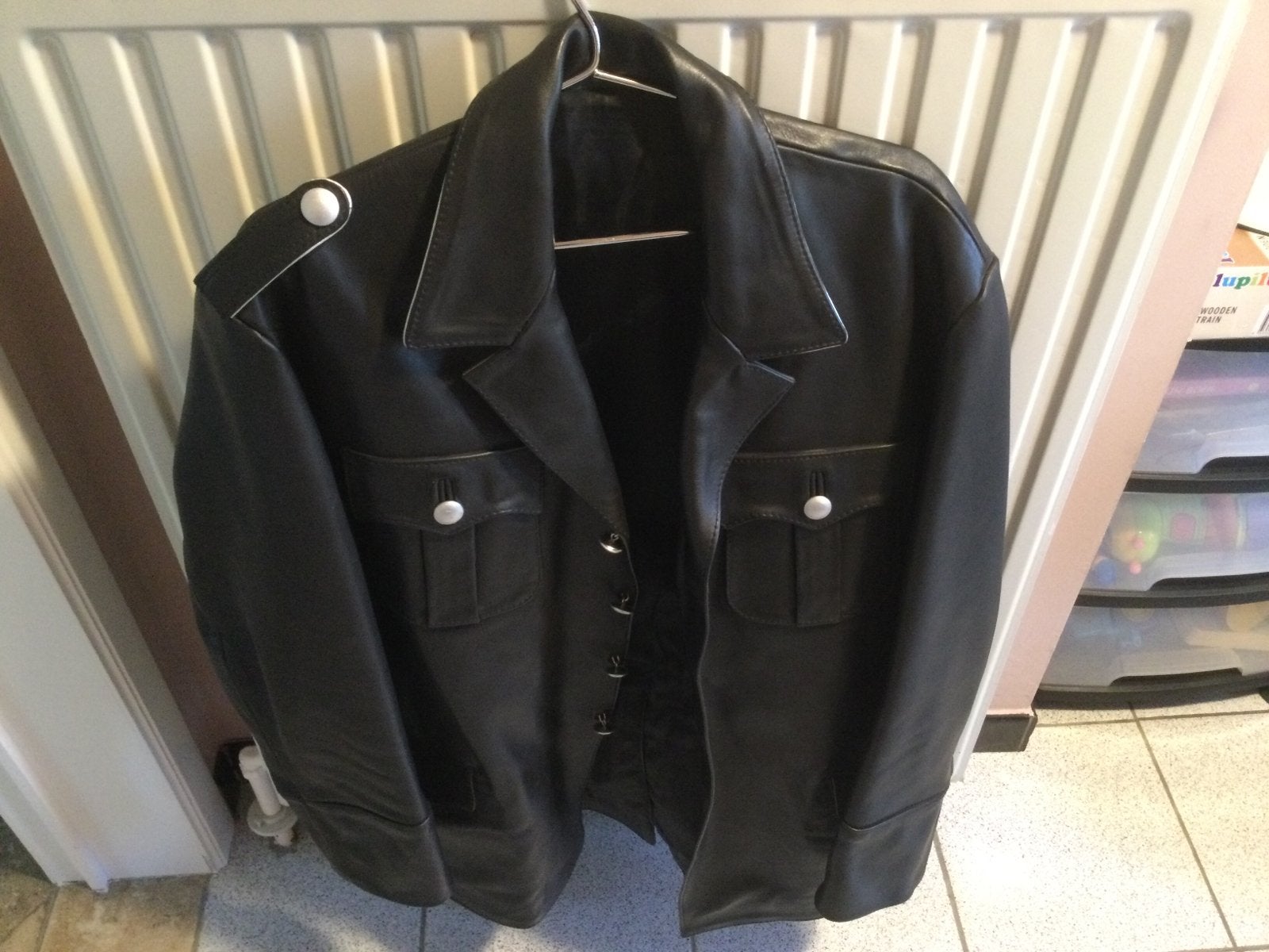 Leder jas VK 79 Berlin Compagny, Kleding | Heren, Jassen | Winter, Zwart, Maat 56/58 (XL), Ophalen of Verzenden, Zo goed als nieuw