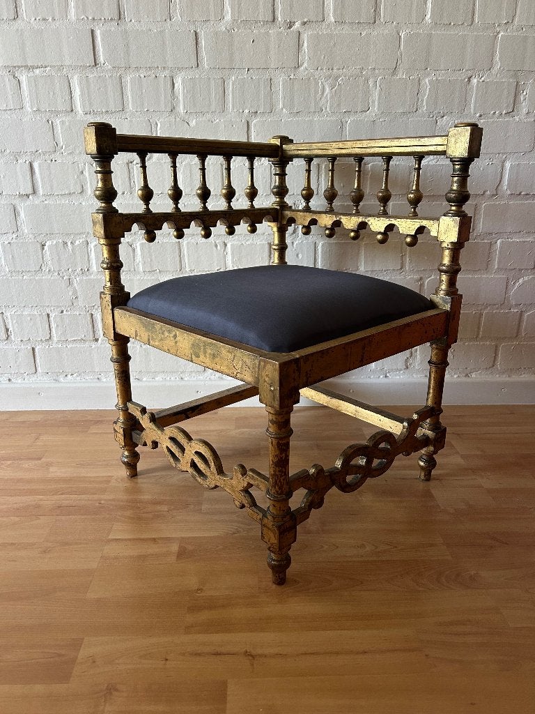 hoekstoel antiek regency goud belegd, Antiek en Kunst, Ophalen