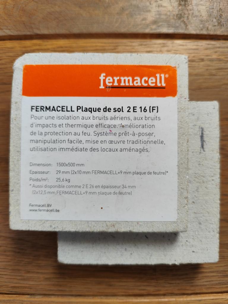 Plaques de sol FERMACELL, Enlèvement