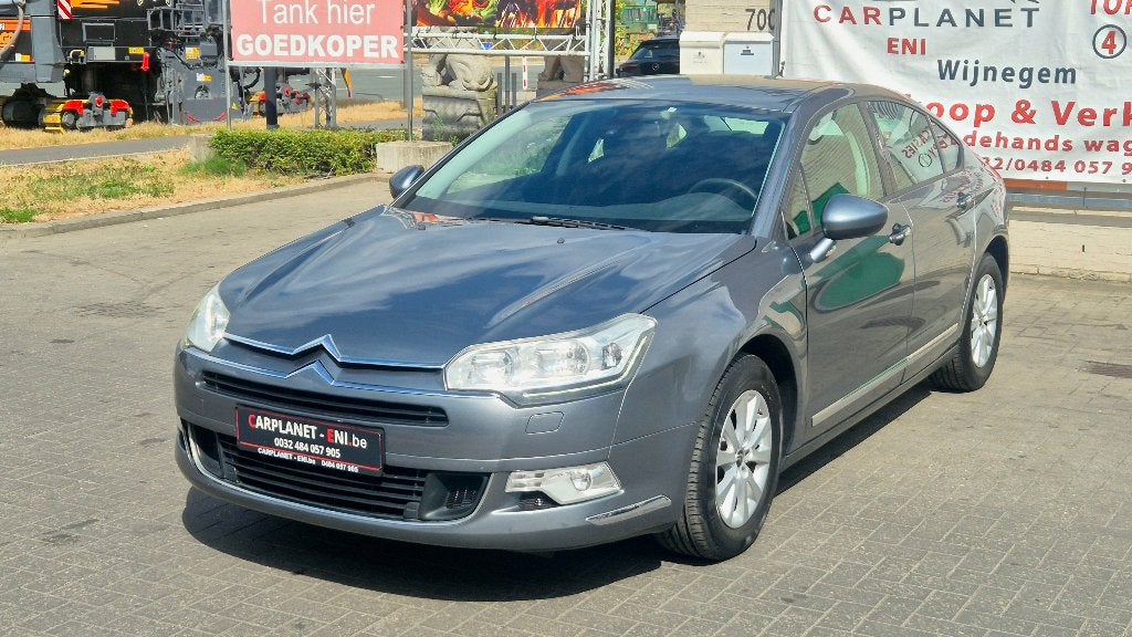Citroen C5 1.6 HDi AUTOMAAT 2012 Euro 5 full servis boek, Auto's, Stof, 4 cilinders, Blauw, 5 deurs