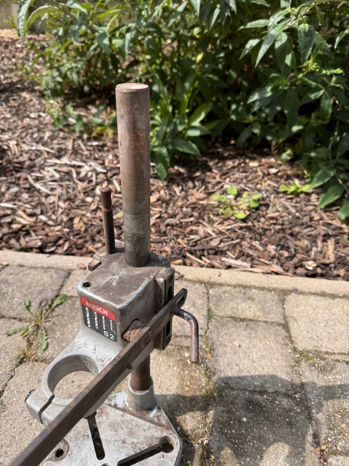 Boorstatief, Doe-het-zelf en Bouw, Gereedschap | Boormachines, Ophalen, Gebruikt