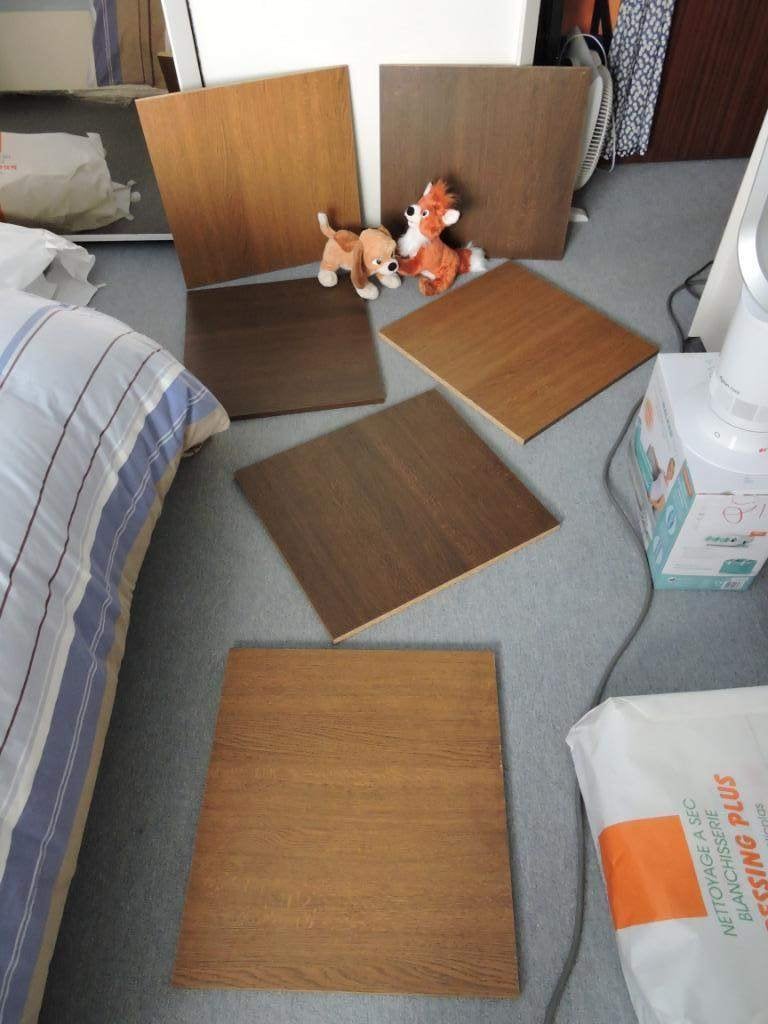 PRIX ULTRA BAS Lot de planches double face brun clair/foncé, Bricolage & Construction, Bois & Planches, Enlèvement ou Envoi, Comme neuf