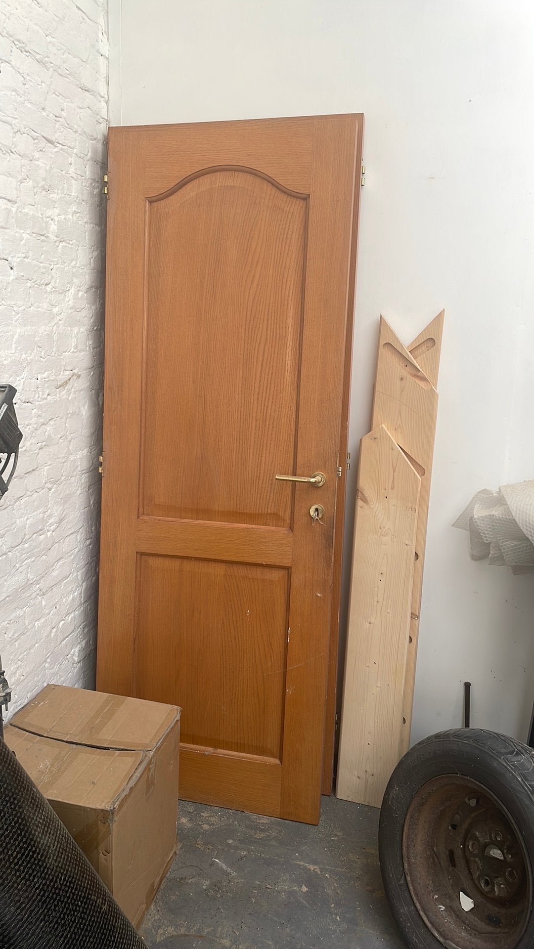 Stevige houte deuren, Ophalen, Zo goed als nieuw, Hout