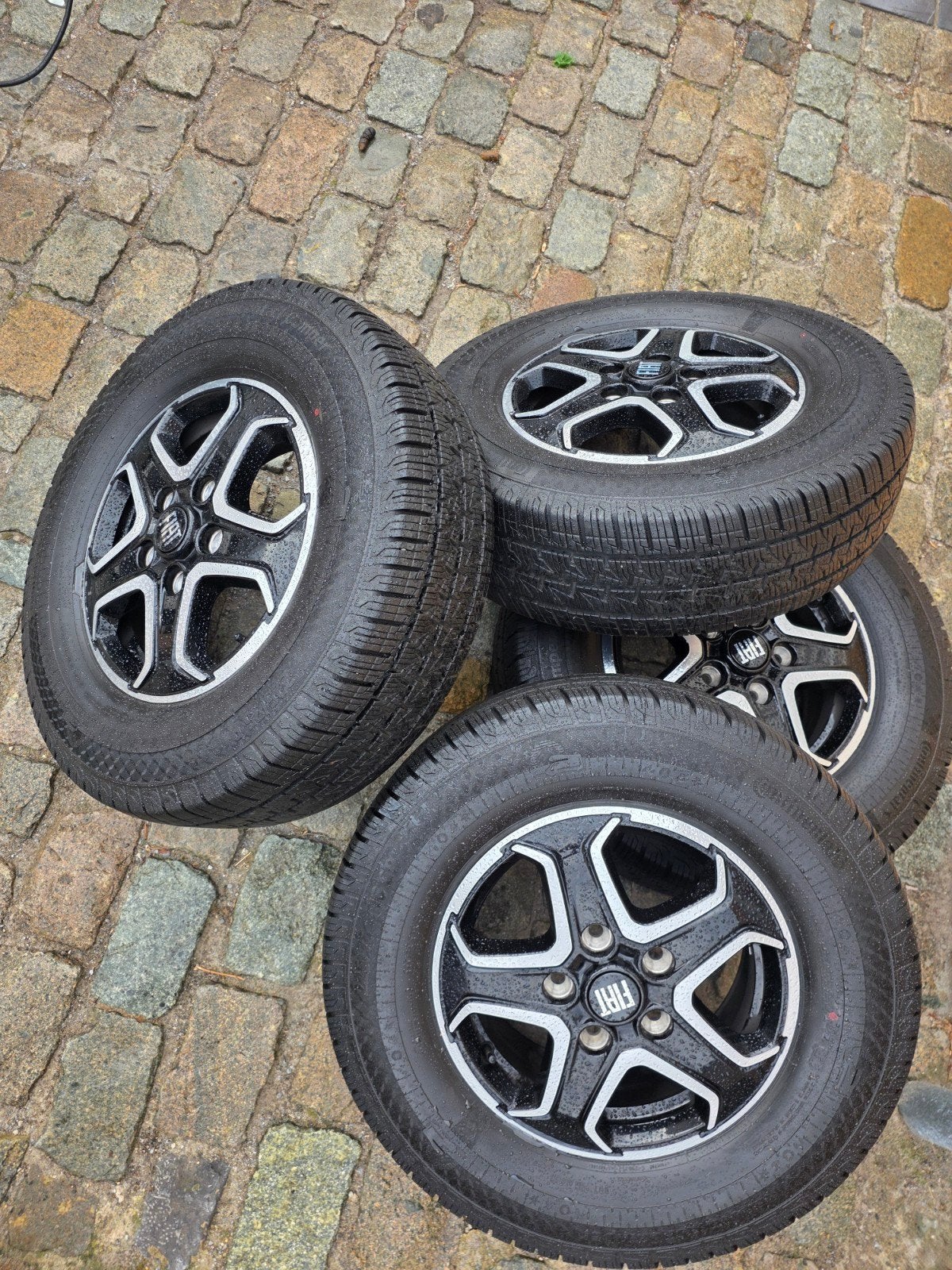 Paire de roues pour mobilehome/camping-car, Enlèvement, 16 pouces, 4 Saisons, Pneu(s)