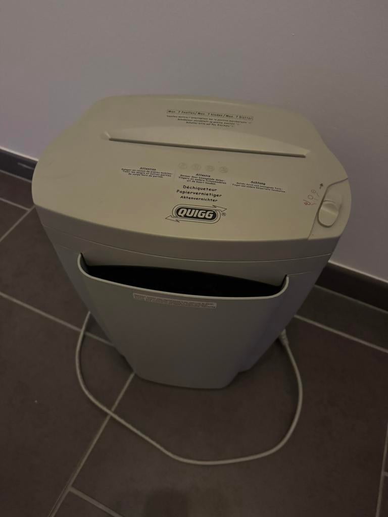 Papier versnipperaar Quigg NIEUW!!, Diversen, Papierwaren, Ophalen, Nieuw