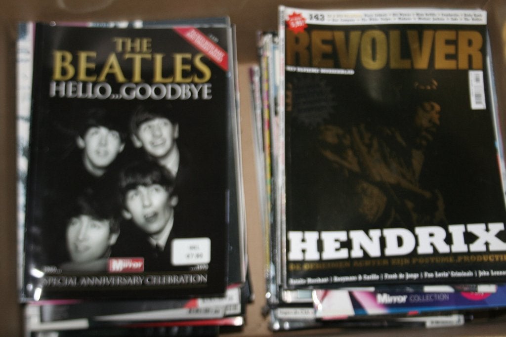 Muziek tijdschriften mojo uncut ! + 1000stuks !, Ophalen