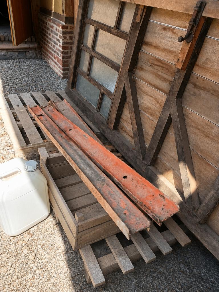 3 stalen poutrels / IPE profielen – gebruikte staat, Doe-het-zelf en Bouw, Metalen, Ophalen, Gebruikt