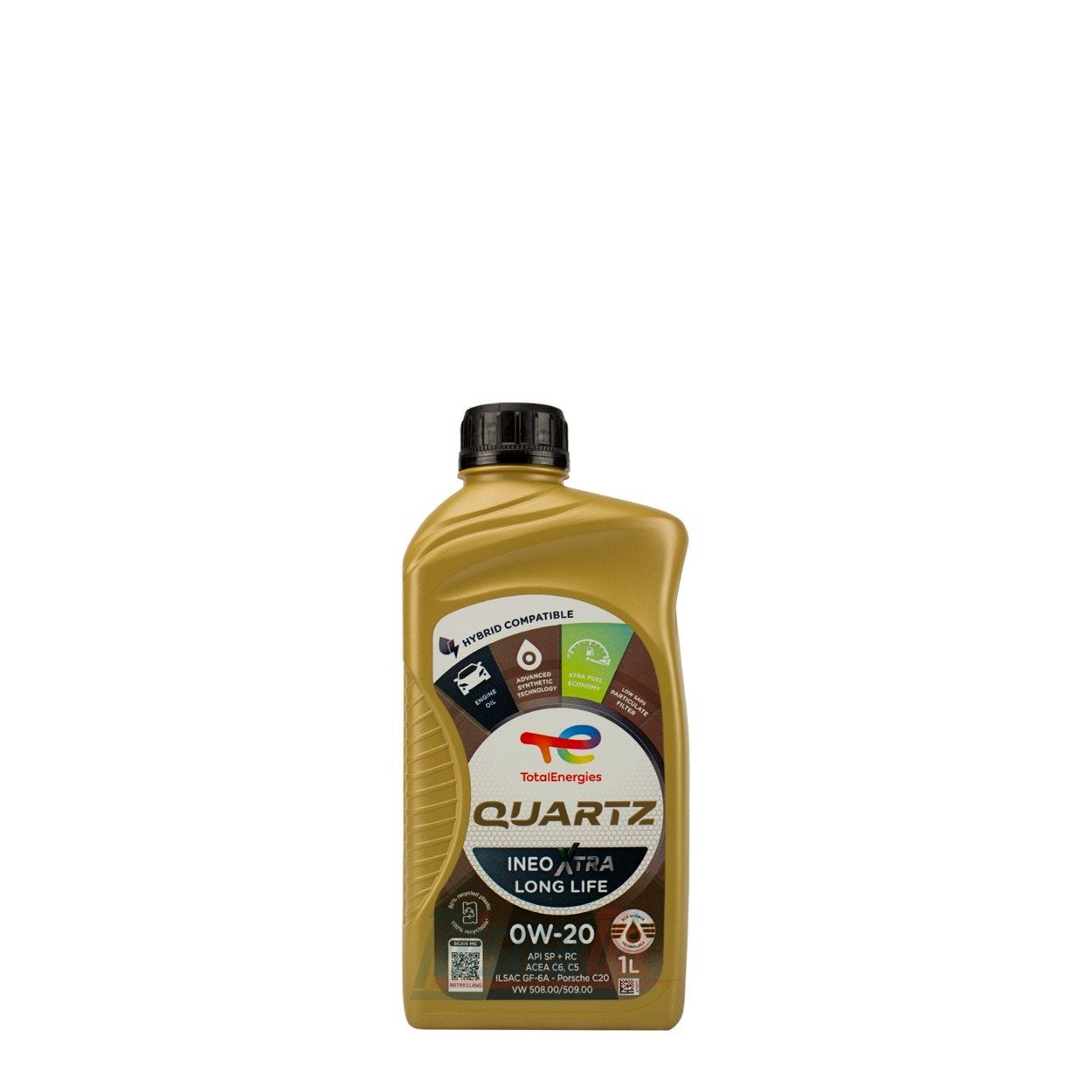 Huile moteur 1l Total Quartz Ineo XTRA Long Life 0W20, Enlèvement
