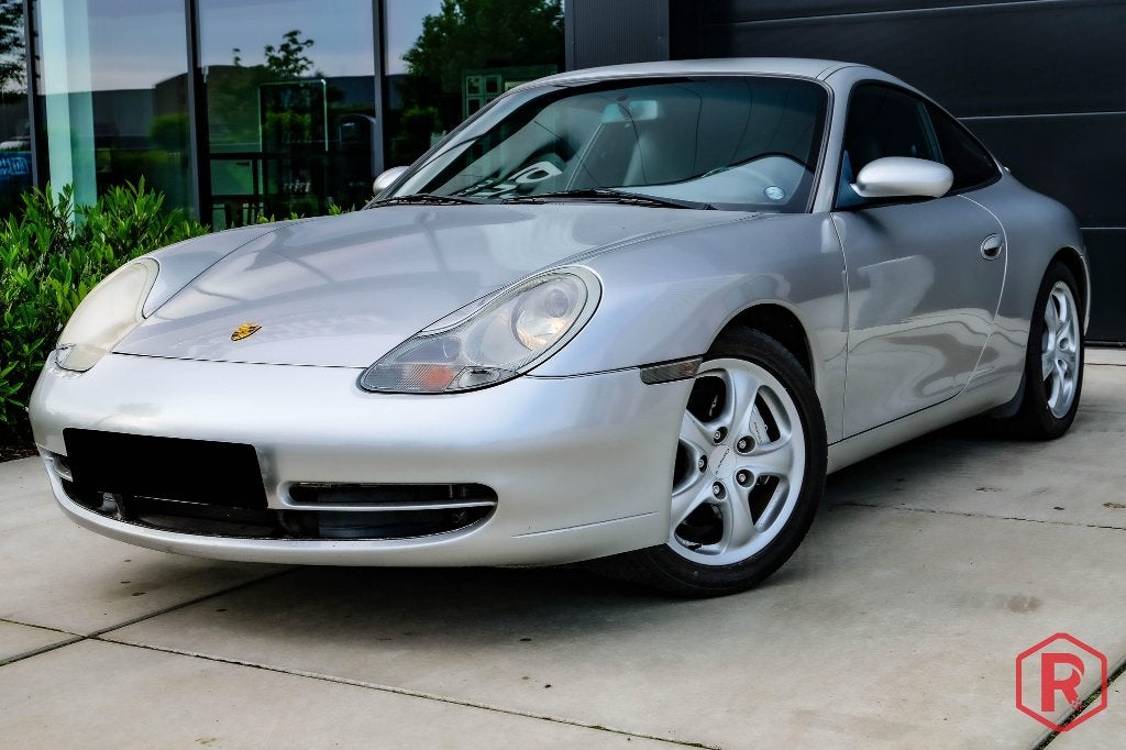 Porsche 911 996 Carrera 4 Historiek Tiptronic, Auto's, Porsche, 4 zetels, Zwart, Leder, Bedrijf