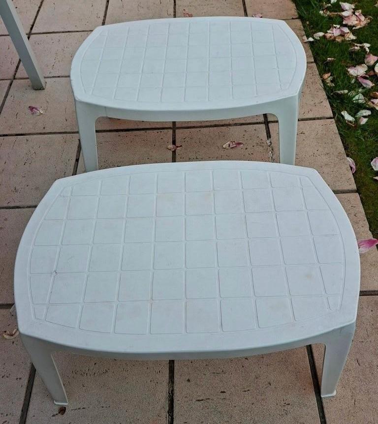 PVC bijzettafel, Ophalen, Gebruikt, Plastic