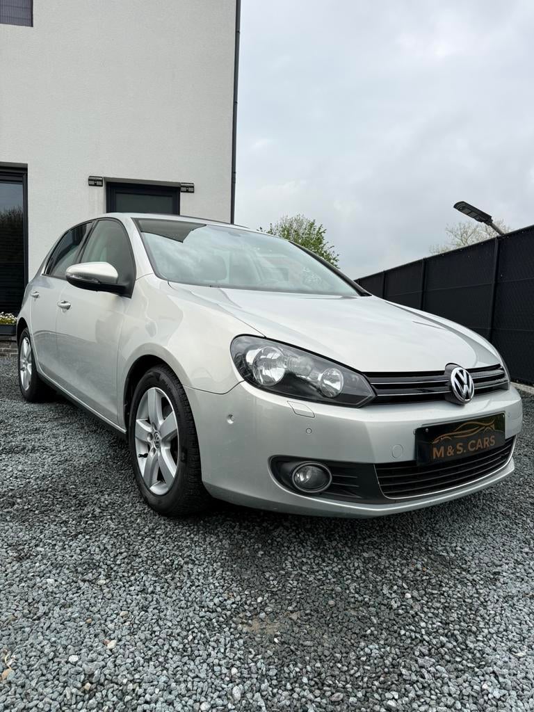 Vw GOLF 6 1.4 TSI FUL OPTION, Auto's, Volkswagen, Euro 5, Zwart, Alcantara, Parkeersensor