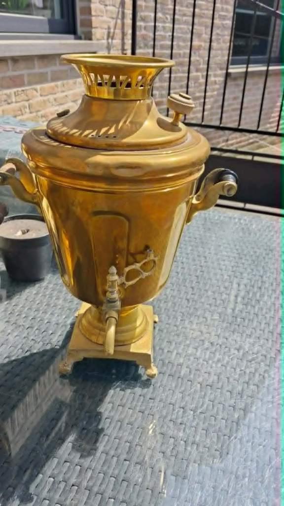 oude koperen samovars foto 4, Ophalen
