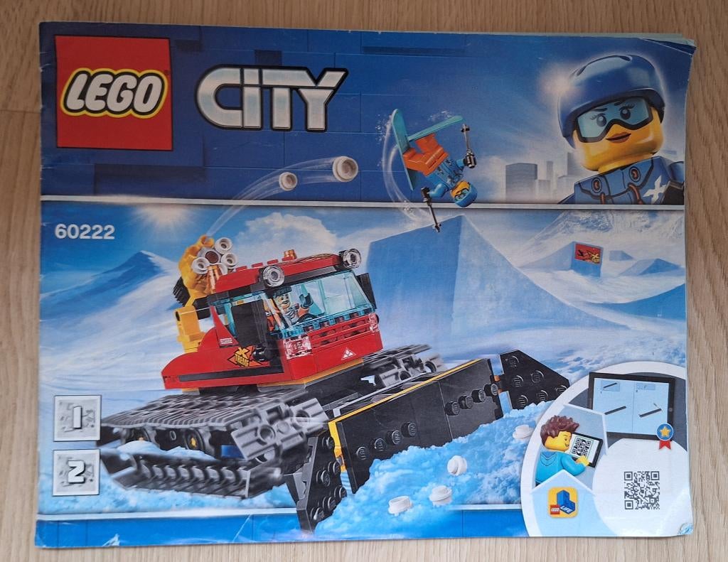 LEGO CITY - La dameuse (60222), Enlèvement ou Envoi, Comme neuf, Ensemble complet, Lego
