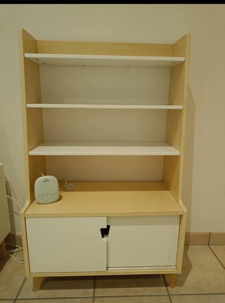 Boekenkastje kinderen, Ophalen, Met deur(en), 100 tot 150 cm, 50 tot 100 cm