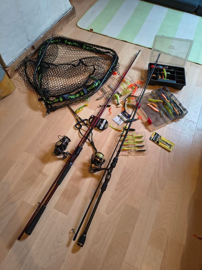 W6 EN W3 MET MOLEN! APART VERKRIJGBAAR, HELE ROOFVIS SET, Watersport en Boten, Hengelsport | Roofvissen, Ophalen, Zo goed als nieuw