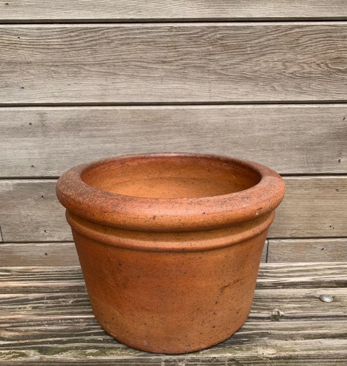 Toscaanse bloempot, Tuin en Terras, Bloempotten, Ophalen, Zo goed als nieuw, Terracotta