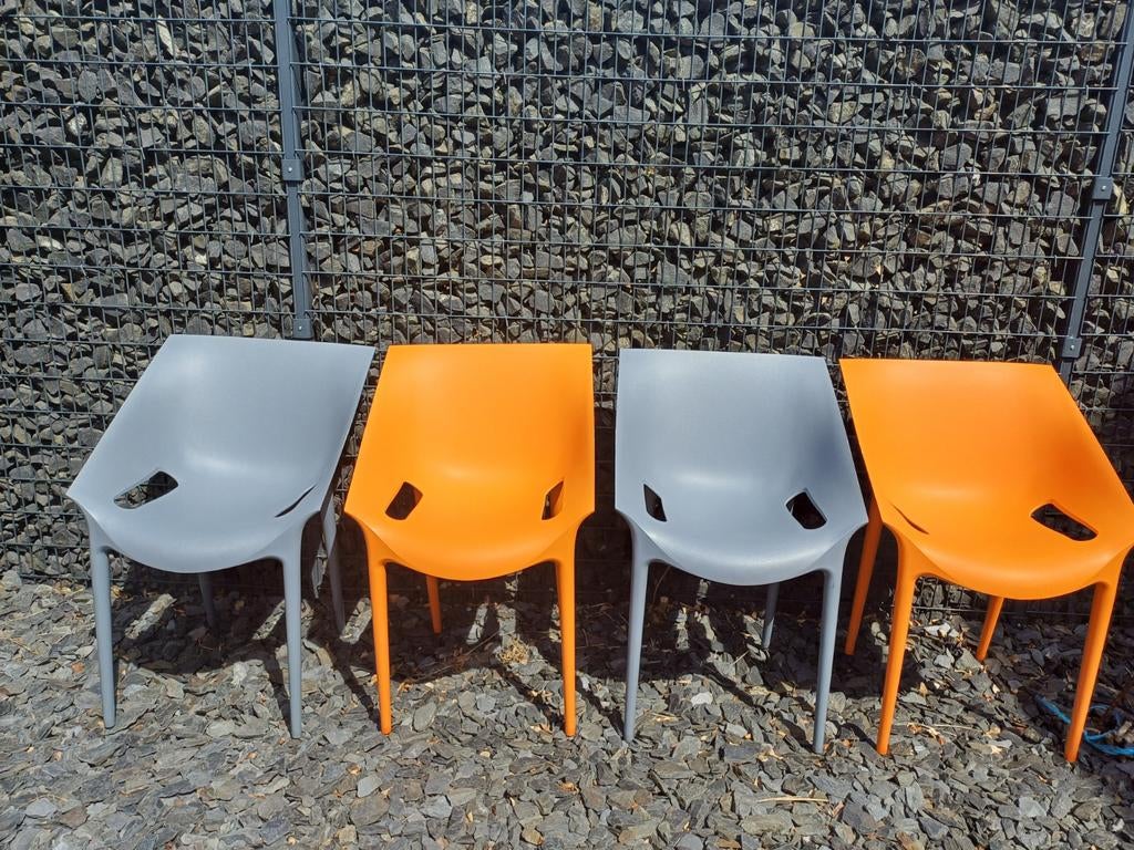Kartell stoelen, Huis en Inrichting, Stoelen, Ophalen, Kunststof, Gebruikt, Kartell