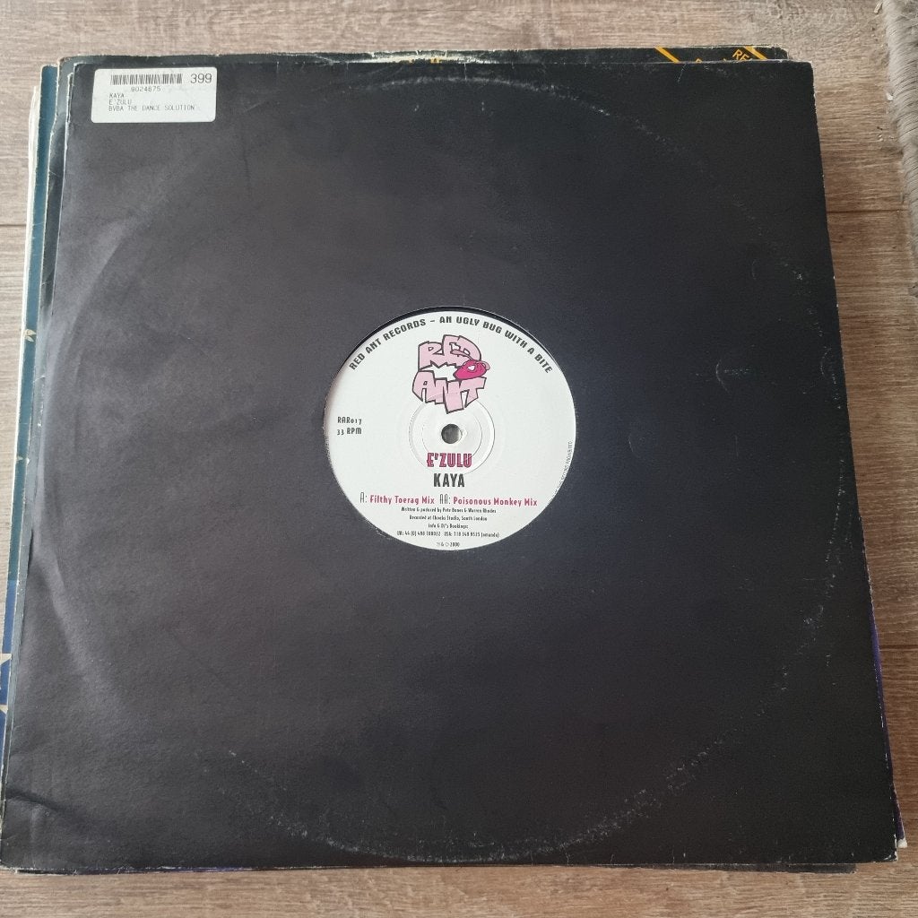 12" E'Zulu – Kaya, CD & DVD, Vinyles Singles, Enlèvement ou Envoi, Utilisé, 12 pouces, Dance et House