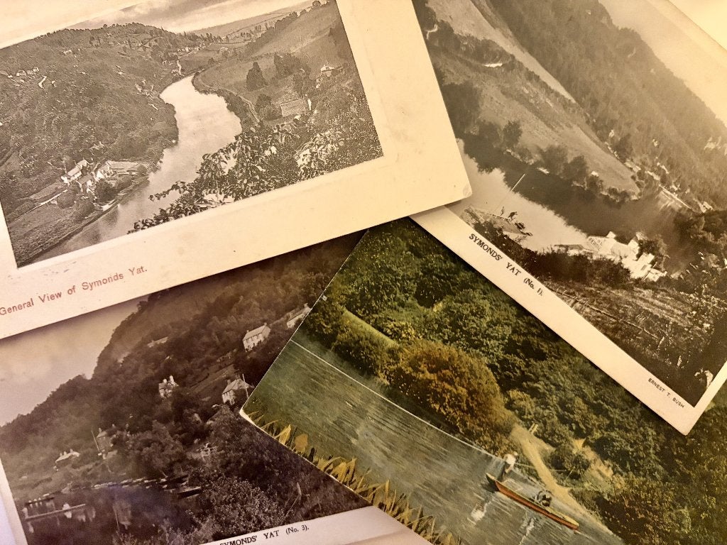4 oude postkaarten Symonds Yat – Engeland, Verzamelen, Postkaarten | Buitenland, Verzenden, Voor 1920, Ongelopen, Engeland